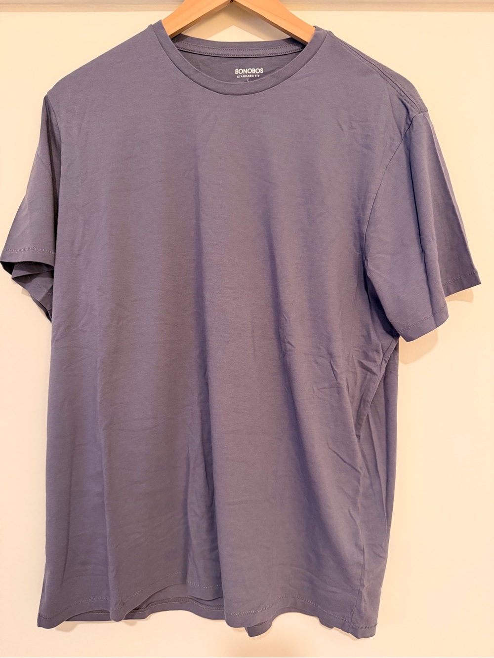 Bonobos Men's Crew Neck T-Shirt in Dusty Purple